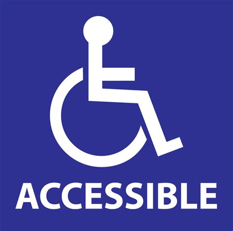 Printable Handicap Accessible Signs